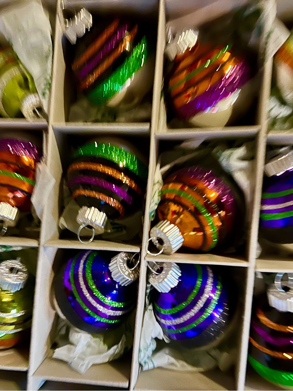Christopher Radko Shiny Brite Halloween Glass Ornaments set of 12 - Picture 5 of 6